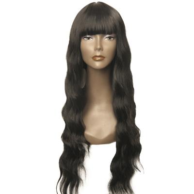 China Hot Selling Deep Wave Deep Part Lace Front Synthetic Hair Wigs African Headband Synthetic Lace Front Wigs Long Hair Wig For Black Women for sale