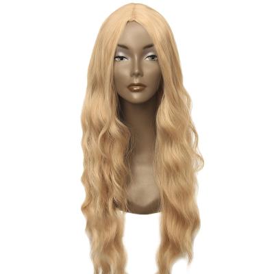 China Body Wave Ombre Body Wave Colored Futura Synthetic Hair Wigs With Middle Part Lace Up Natural Fiber Wig Synthetic Hair Wigs For Women for sale