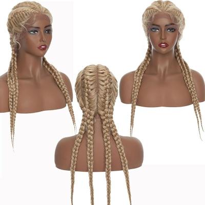 China Wholesale Hot 2022 Lady Synthetic 24inch Synthetic Wigs Silky Straight For Women Colored Lace Front Natural As Real Hair for sale