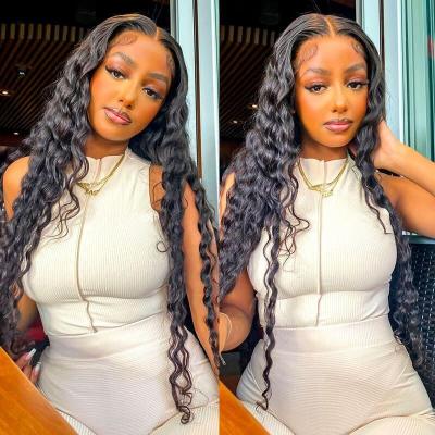 China Wholesale Body Wave Peruvian Human Hair Full Lace Wig Hair Lace Frontal Closure Wig Curly Wigs 4*4/5*5 for sale