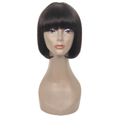 China Pretty Brazilian Straight Bob Wholesale Natural Brazil Wigs Machine Made For Short Brazilian Hair Bob Wigs Color Women Shorts for sale