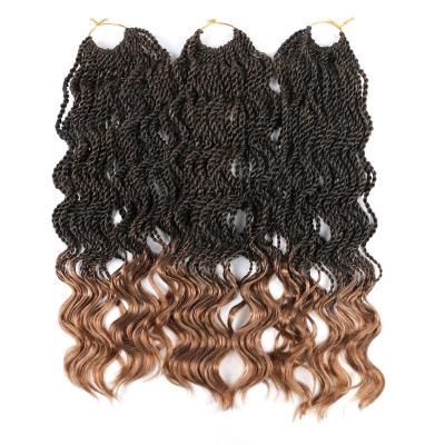 China Faux locs wholesale 18inch crochet hair loop box pre braid curly hair extension synthetic locks crochet hair extension for sale