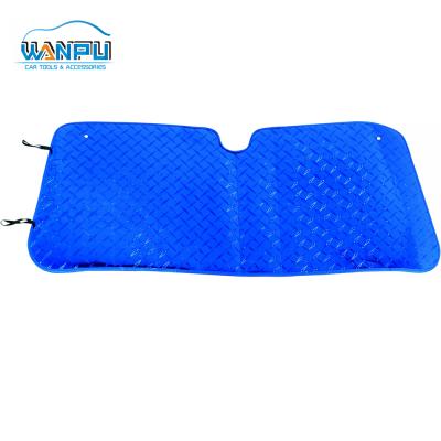 China All Foldable Car Fashion Blue Protector Custom Design Exterior Car Windshield Sun Shade for sale