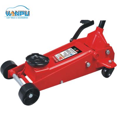 China All Alloyed Black Blue Red Hydraulic Floor Jack 3 Ton Car And Truck Factory Supplier WANPU for sale