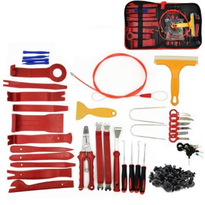 China Wholesale NYLON Upholstery Removal Tool Kit Car Trim Clip Radio Removal Tool Usually 93 pcs with bag for sale