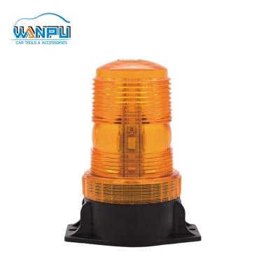 China Polystyrene (PS) Base Traffic Traffic Safety Strobe Forklift LED Car Top Single Flashing Warning Light Lens+ABS for sale