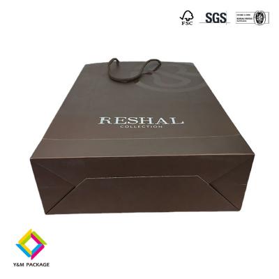 China 250gsm Custom Logo Paper Bags Shopping Bags For Packaging Jewelry for sale