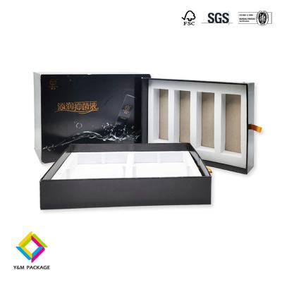 China Removable Lid And Base Rigid Boxes Paperboard Packaging Paper Gift Box Custom Logo for sale