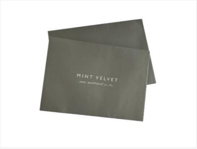 China 5 X 7 Inches Custom Grey Paper Envelopes With Logo Premium Quality for sale