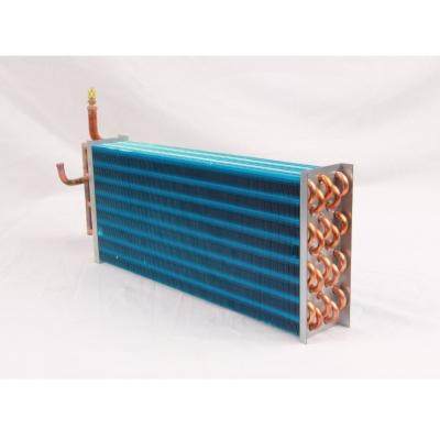 China High Efficiency Heat Transfer Technology Air Conditioner Capacitor Copper Capacitor Copper Coil Air Conditioning Evaporator for sale