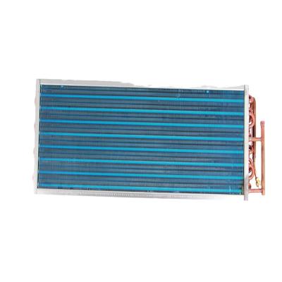 China Eco-friendly Condensing Aluminum Copper Tube Fin Heat Exchanger Evaporator Heat Exchanger for sale