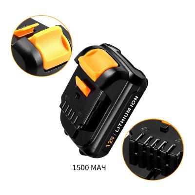 China Long Cycle Life Household Quick-charging Battery For Dewalt 12V 2500Mah Power Tool Electric Drill Battery for sale