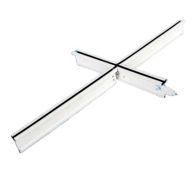 China Modern exposed ceiling t-bar system with black line for sale