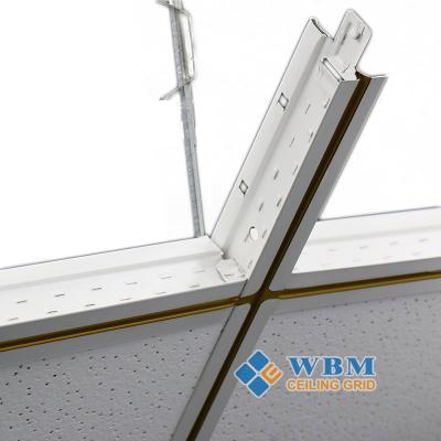 China Modern Fut Ceiling Grid , T Bar Suspended Galvanized Ceiling T Grid Component , Painting Keel for sale