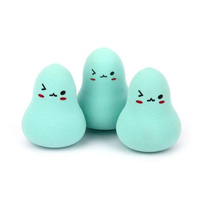 China Makeup Powder Sponge Blender Face Sponge Water Drop Calabash Shape Sponge Soft Facial Makeup Powder Beauty Egg for sale