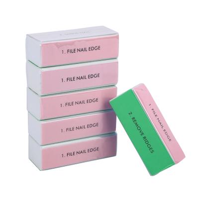 China Eco-friendly Nail Repair Tool Sponge Nail File Factory Made Four-sided Nail File for sale