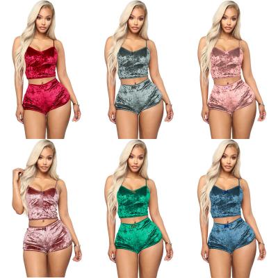 China Wholesale Sexy Lingerie Mature Star The Same V-Neck Suspender Vest Set Sexy Underwear Set Women Fun Underwear Women Panties for sale