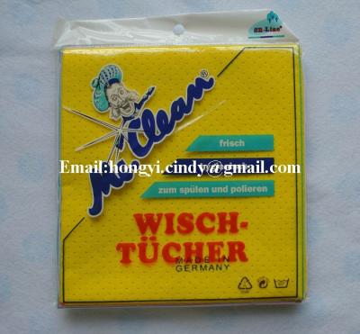 China Anti-bacteria needle punched non-woven fabric (viscose/polyester) Germany kitchen non-woven fabric for sale