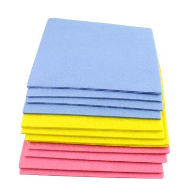 China Sustainable needle punched nonwoven cleaning cloth /nonwoven cleaning cloth/non woven cleaning cloth for sale