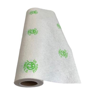 China Reusable Bamboo Cleaning Cloth Kitchen Paper Towel Dish Bamboo Cloth 100% Degradable Sustainable for sale