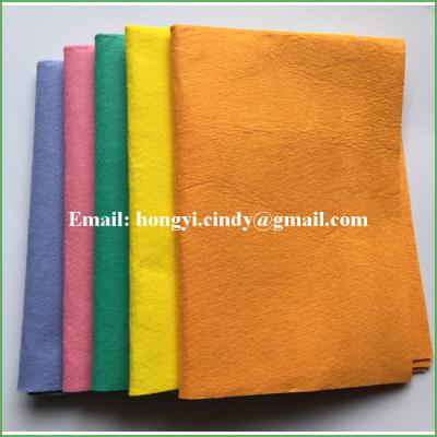 China Anti-bacteria Germany Needle Punched Nonwoven Orange Super Absorbent Cleaning Towels for sale