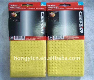 China Car Viable Perforated Cleaning Cloth Coating (Viscous/Polyester+PU) for sale