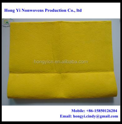 China Viscose And Polyester Sustainable Household Nonwoven Yellow Ragpicker for sale