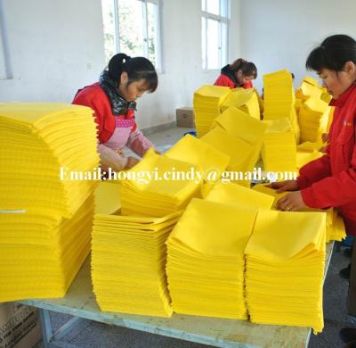 China Super Absorbent Anti-bacteria Fabric Nonwoven Viscose/Polyester All-Purpose Yellow Cleaning Cloth,Yellow Cleaning Cloths for sale