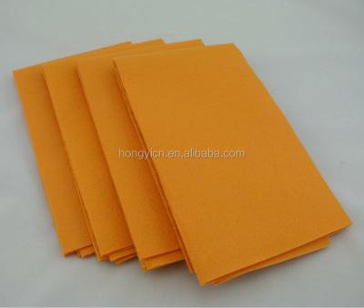 China Waterproof Orange Super Absorbent Needle Punched Nonwoven Kitchen Wiping Cloths, Kitchen Rag Covers for sale