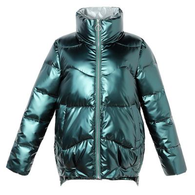 China new sale Anti-wrinkle like hot cakes in winter to keep warm hooded cotton-padded short coat Ms. clothes wholesale Ms. bright coat for sale