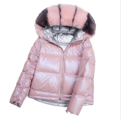 China 2020 Winter Hot Sale Anti-wrinkle Keep Warm Hooded Ladies Overcoat Designs Fur Coat Women For Wholesales Cotton-padded Clothes for sale