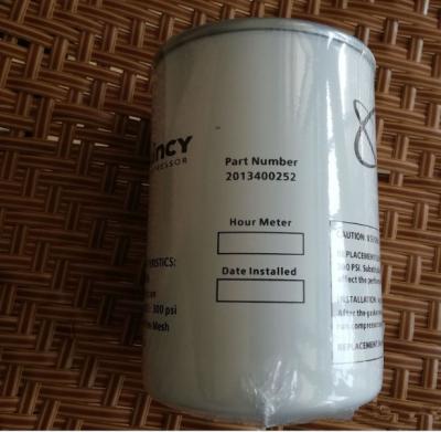 China OIL-LESS Quincy screw air compressor oil filter 141100-050=2013400252 for sale for sale