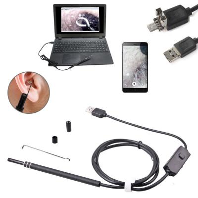 China 2 in 1 Otoscope Set 5.5mm Endoscope Endoscope Ear Nasal Otoscope LMS-E60B Camera Medical Ear for sale