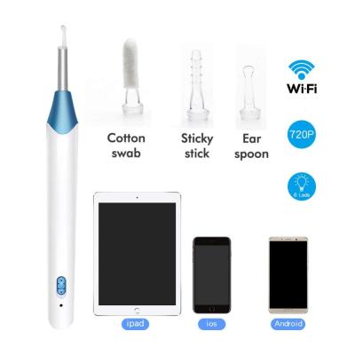 China 3.9mm Ear Endoscope Cheap Ear Endoscope Hd Visual Ear Spoon Cleaning Flexible Otoscope LMS-CT07 for sale