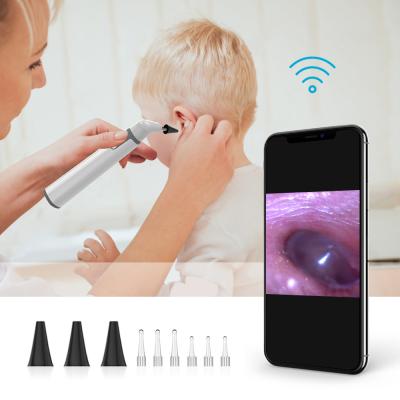 China Wifi Digital Otoscopio Medico Acrylic Ear Inspect Camera 3.9mm Wireless Otoscope Endoscope Earwax Removal Tool For IOS Android Phone for sale