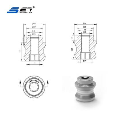 China SJJT-40-K Stainless Steel Field SJJT-40-K Stainless Steel Quick Release Pin Ball Locking Pin For Zero Hole Knurled Finger Metal Or Nonmetal Cutting Systems for sale