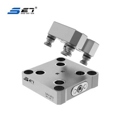 China S4GWB-52A Factory Zero Quick Positioner Switch Air Tools 52mm Manual Four Unit Locator for sale