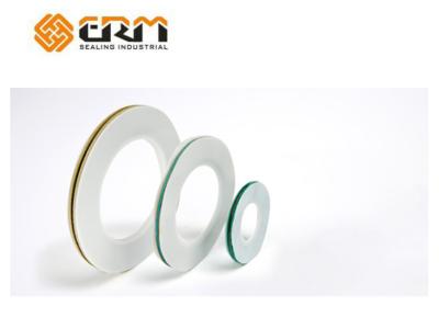 China Flange PTFE Envelope Gaskets For Medicine Industry / V Shape for sale