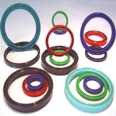 China U-type Rubber O Ring polyurethaan Oliekeerring geel voor Auto / Air Condition / machines Te koop