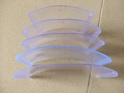 China PVC / ABS /  PE Transparent PVC plastic extrusion profile / Extruded Plastic Sections for sale