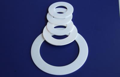 China White Ptfe Teflon Gasket / Teflon Flange Gaskets For Automotive for sale