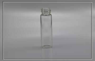 China 5ml sample glass vials with screw caps , D15mm×H50mm roll - on glass bottle for sale