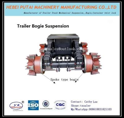 China Semi Trailer Six Spoke Bogie Suspension  Single Point suspension for sale