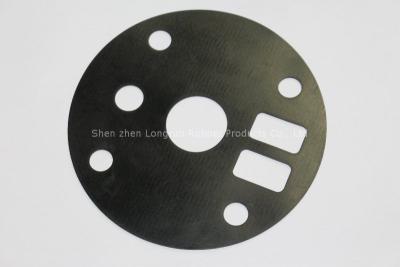 China Black Pilot Rubber Gaskets Molding Rubber Parts Flame Retardant for sale