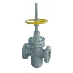 China Slab Flat Cast Steel Gate Valve For Petroleum Natural Gas ( Through Conduit ) for sale