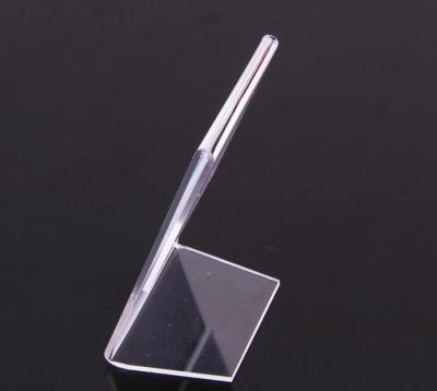 China L Shape Clear Plastic Sign Holder / Acrylic Table top Sign Holder for sale