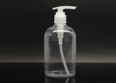 China Custom Body Lotion Containers clear plastic pump bottles with Silk printing for sale