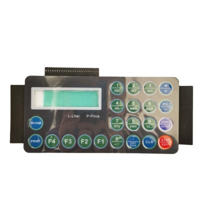 China Smart Fuel Dispenser Bernet Electronics 22 Keys Control Button Keyboard Membrane For Fuel Dispenser In Gas Station for sale