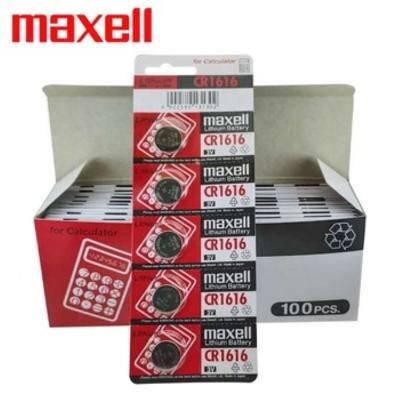 China Toys Maxell CR2032 2016 2025 1632 1620 1616 1220 button battery 3V lithium battery remote control car battery for sale