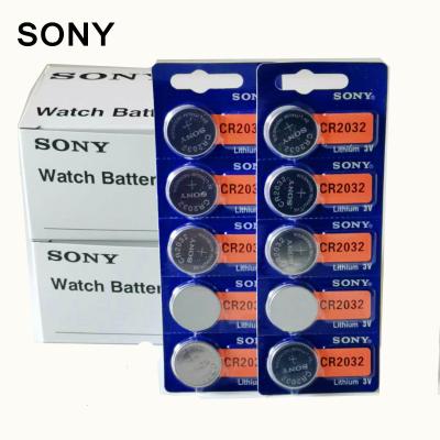 China Toys Wholesale CR2032 2016 2025 Button Cell Battery 3V Lithium Manganese Batteries for sale